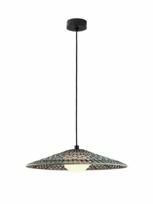 Venkovní závěsná lampa Bover LED Nans Balis S/55, hnědá/hnědá Originální