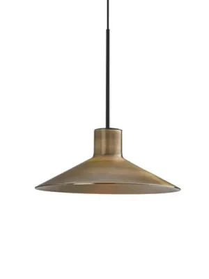 Top Prodej Závěsné svítidlo Bover LED Platet, černá/mosazná barva Ø 20 cm