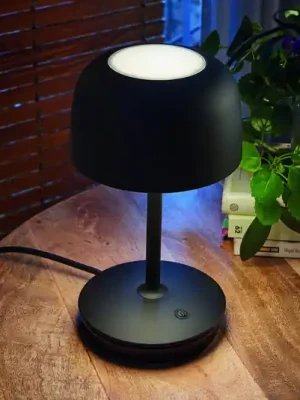 Stolní lampa Bover LED Bol, matná černá, výška 30 cm, hliník Top Prodej