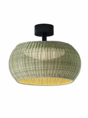 Venkovní stropní svítidlo Bover LED Perris, hnědá/béžová, Ø 47 cm Cenový Hit