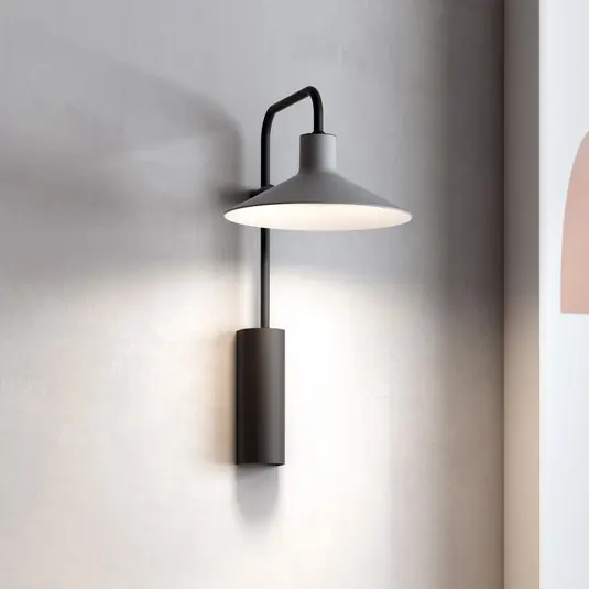 Ihned K Objednání Nástěnné svítidlo Bover LED Platet A/02 černá/šedá
