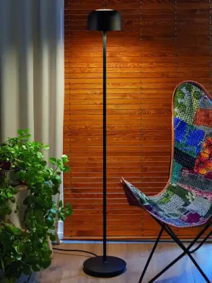 Stojací lampa Bover LED Bol P/130, matná černá, výška 130 cm Sezónní Sleva