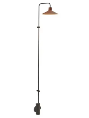 Nástěnné svítidlo Bover LED Platet A/06, černá/terakota, 154 cm Aktuální
