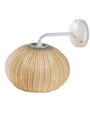 Venkovní nástěnná lampa Bover LED Garota, bílá/slonovinová barva, 27 cm Sezónní Sleva