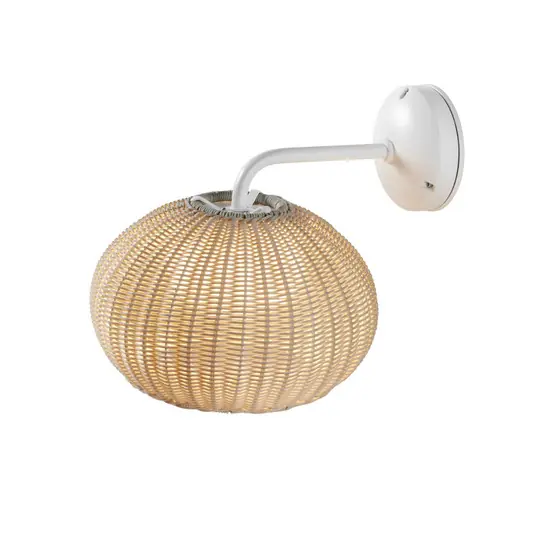 Venkovní nástěnná lampa Bover LED Garota, bílá/slonovinová barva, 27 cm Sezónní Sleva