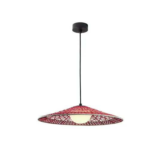 Nejprodávanější Venkovní závěsná lampa Bover LED Nans Balis S/55, hnědá/červená