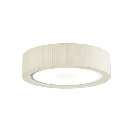 Stropní svítidlo Bover LED Urban, stříbrná/krémová barva, Ø 60 cm Časově Omezené