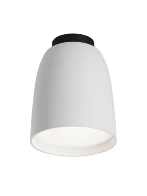 Bover LED venkovní stropní svítidlo Nut, bílé, hliník/ocel, Ø 10 cm Cenový Hit
