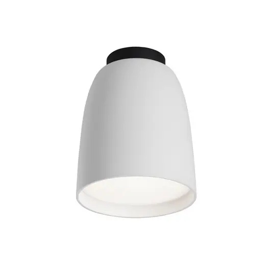 Bover LED venkovní stropní svítidlo Nut, bílé, hliník/ocel, Ø 10 cm Cenový Hit