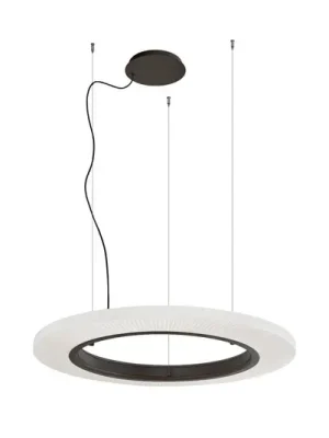 Ihned K Objednání Závěsné svítidlo Bover LED Roda S/90, hnědá/bílá, Ø 90 cm, TRIAC