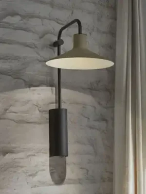 Nástěnné svítidlo Bover LED Platet A/02, černá/olivově šedá Rychlé Dodání