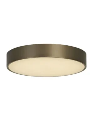 Must-Have Stropní svítidlo Palma LED, bronzová barva, Ø 25 cm, ocel/akryl