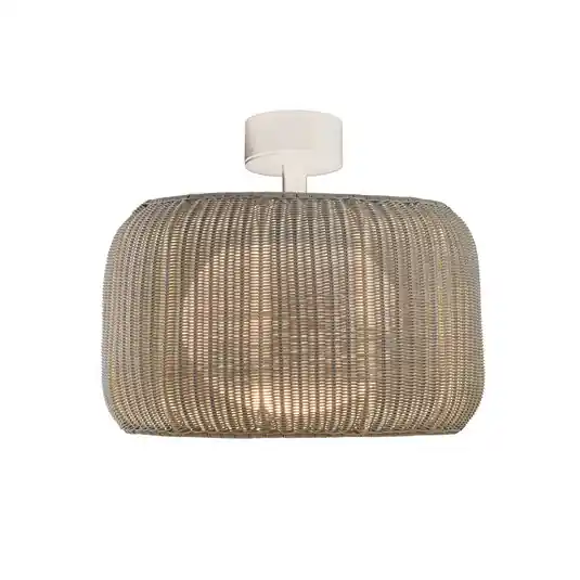Stropní svítidlo Bover LED Fora, přírodní bílá/béžová, Ø 50 cm Nejprodávanější