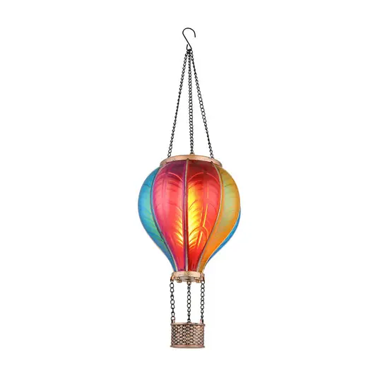 Pouze Dnes LED solární světlo 36136B Horkovzdušný balón, barevný, plastový