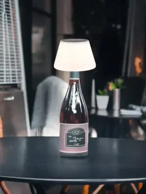 LED solární stolní lampa 36000 vrchol láhve bílý plast Cenová Bomba