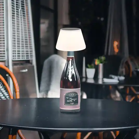 LED solární stolní lampa 36000 vrchol láhve bílý plast Cenová Bomba