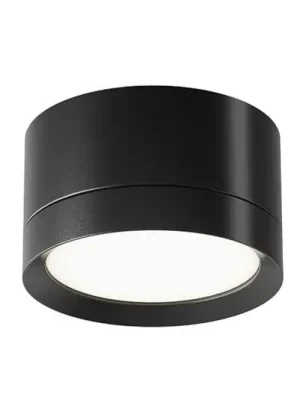 Maytoni downlight Hoop, černá, výška 5 cm Ø 8,5 cm hliník GX53 Jen Po Omezenou Doba