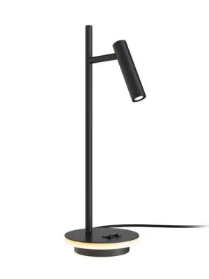 Maytoni Estudo LED stolní lampa, černá Výška 45,5 cm kov Novinka