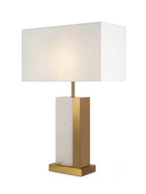 Stolní lampa Maytoni Bianco bílá výška 67,5 cm textil/alabastr Vysoce Kvalitní