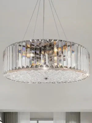Závěsné svítidlo Maytoni Recinto, Ø 40 cm, křišťál, 6 x E27 Víkendová Akce