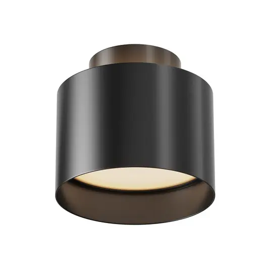 Bezpečná Platba Maytoni LED stropní svítidlo Planet, černé, Ø 10 cm hliník 3 000 K