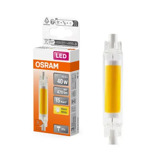 OSRAM LED žárovka tyčová R7s 4,5W 827 Slim Line Nejlepší Cena