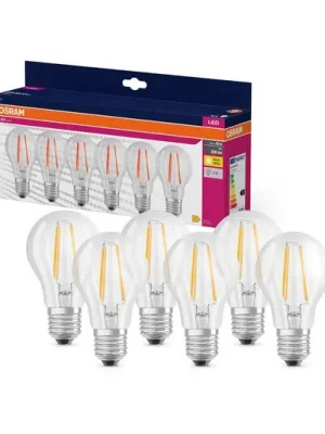 OSRAM LED žárovka Filament E27 7W 827 balení po 6 kusech Top Prodej
