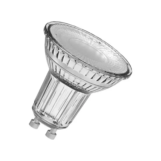 Omezená Nabídka OSRAM LED žárovka Reflektor GU10 4,3W 36° 830 čirá