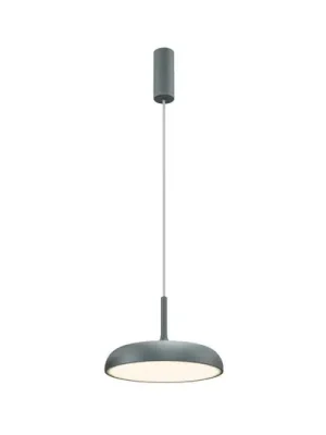 Závěsné svítidlo Maytoni LED Gerhard, šedá barva, Ø 30 cm, kov Cenově Výhodný