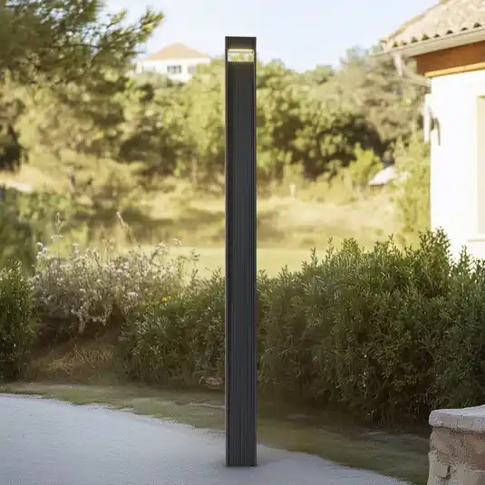 Venkovní svítidlo Lucande LED Tavion, 230 cm, antracit, IP65 Pouze Dnes