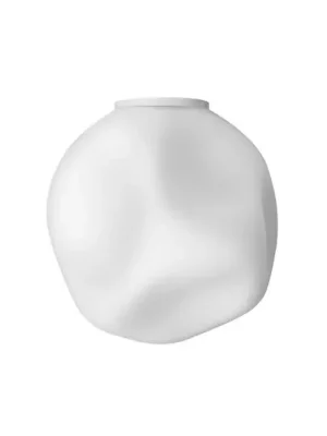 Stropní světlo Foscarini Hoba Media, Ø 25 cm, bílé, sklo Expresní Doručení