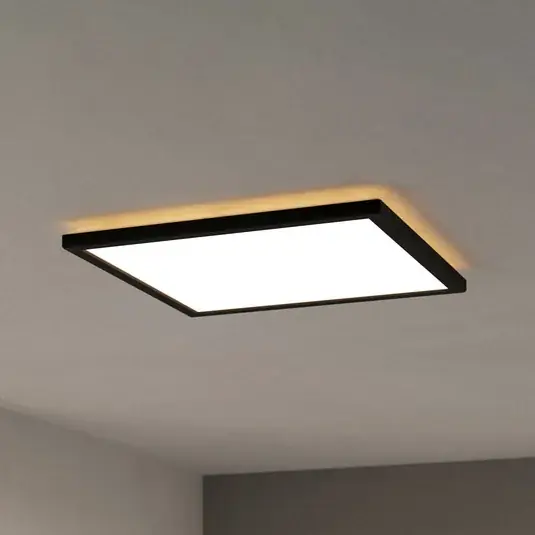 EGLO connect LED stropní svítidlo Rovito-Z, černé, 39 x 39 cm Finální Výprodej