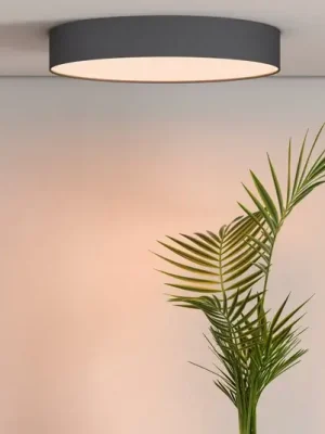 Speciální Cena Calex Smart LED stropní svítidlo Fabric, Ø 40 cm, RGBW, stmívatelné