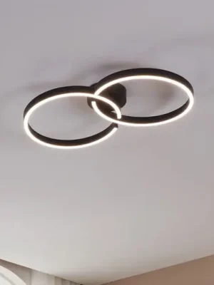 Odeslání Ihned Armandolo LED stropní svítidlo, černé, délka 67 cm, CCT, RGB