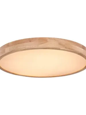Výhodná Nabídka Rainer LED stropní svítidlo, Ø 60 cm, dřevěný efekt, kov, CCT