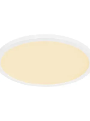 LED stropní svítidlo Sapana, bílé, Ø 42 cm, plast, IP44 Nízká Cena