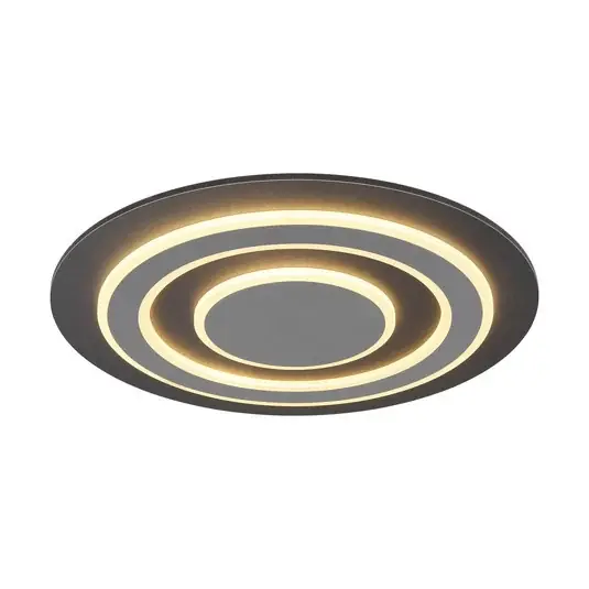 Stropní svítidlo Jayden LED, Ø 48 cm, antracit/šedá, kov Rychlé Dodání