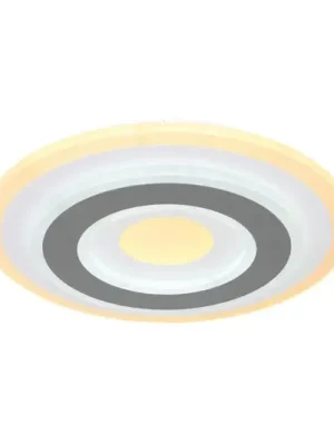 Super Cena LED stropní svítidlo Sabatino, Ø 30 cm, bílá/antracitová, CCT