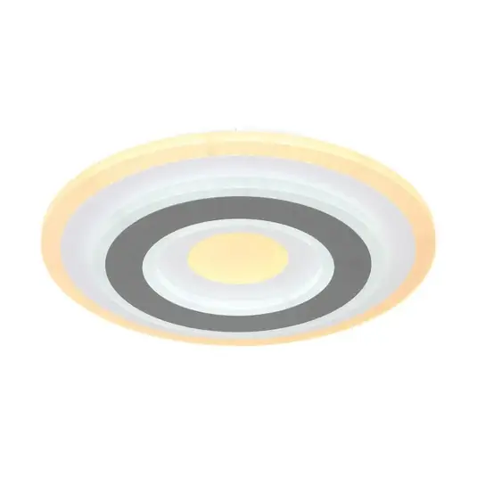 Super Cena LED stropní svítidlo Sabatino, Ø 30 cm, bílá/antracitová, CCT