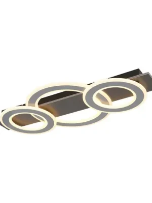 Nízká Cena Stropní svítidlo Jayden LED, délka 73 cm, antracit/šedá, kov