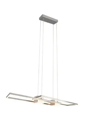 Horká Nabídka Závěsné svítidlo Albany LED, nikl, 100 x 28 cm, hliník, stmívatelné CCT