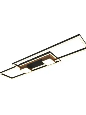 Stropní svítidlo Albany LED, černé, 100 x 28 cm, hliník CCT, stmívatelné Speciální Cena