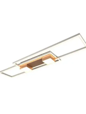 Akční Nabídka Stropní svítidlo Albany LED, hnědé, 100 x 28 cm, hliník, stmívatelné CCT