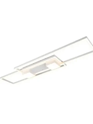 Výprodej Stropní svítidlo Albany LED, bílé, 100 x 28 cm, hliník, CCT, stmívatelné