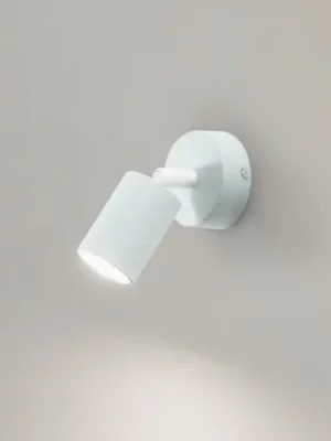 Akční Cena Nástěnné bodové svítidlo Livia, zelené, 13 cm, kov, nastavitelné, GU10