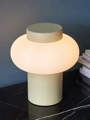 HÜBSCH Stolní lampa Camp, železo, sklo, E14, výška 25 cm Objednat Nyní