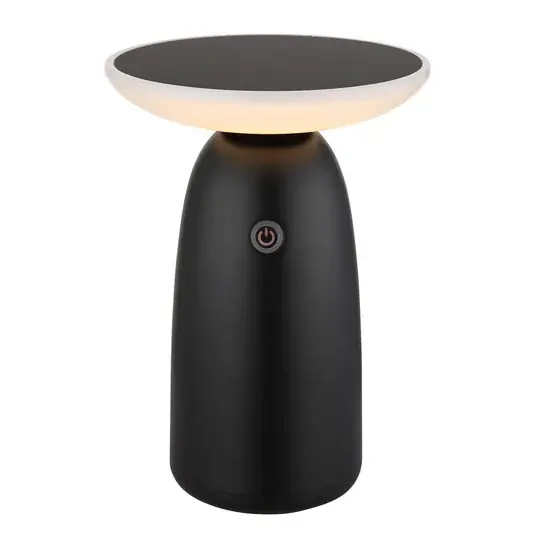 Víkendová Akce LED solární stolní lampa 36625, černá, kov, 23 cm, stmívatelná