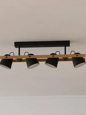 EGLO connect LED stropní svítidlo Hornwood-Z, 4 světla, černé Speciální Cena
