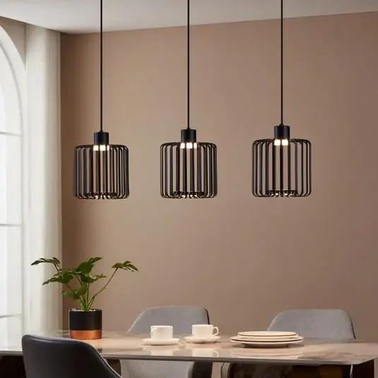 EGLO connect LED závěsné svítidlo Ginestrone-Z, 3 světla, černé Nejprodávanější