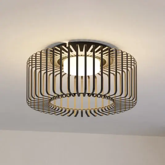 Rychlé Dodání EGLO connect LED stropní svítidlo Ginestrone-Z, černá, hliník